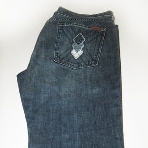7 for all Mankind RARE Diamond/Argyle Pocket Jeans